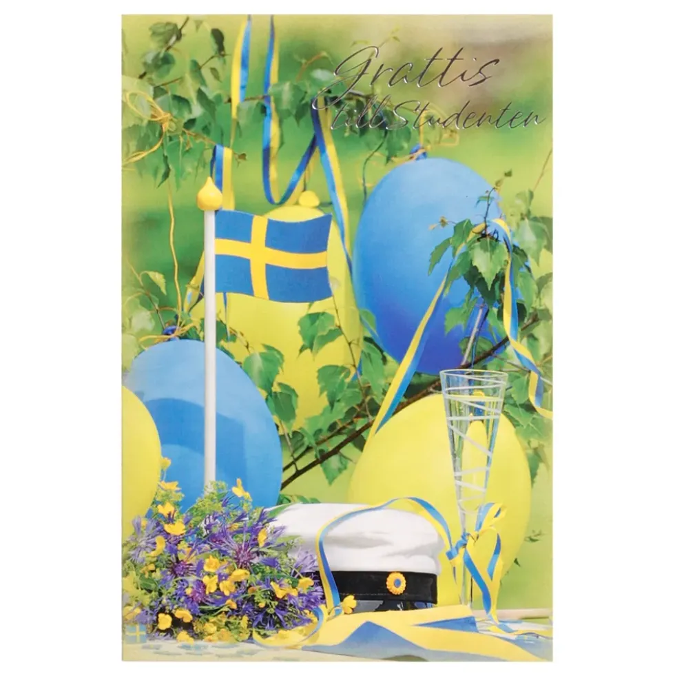Kort Studenten Flagga