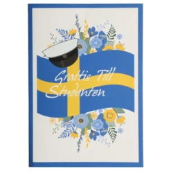 Kort Studenten Svenska Flaggan