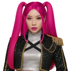 K-pop Pink Charm Peruk