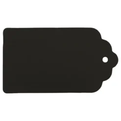 Kraftpapper Etiketter Svart