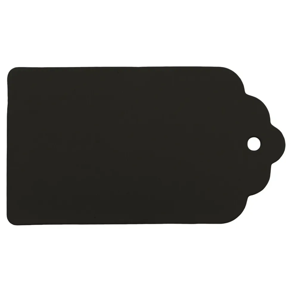 Kraftpapper Etiketter Svart