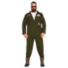 Krigspilot Jumpsuit Maskeraddräkt