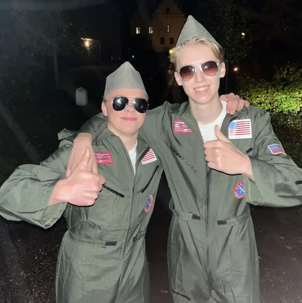 Krigspilot Jumpsuit Maskeraddräkt