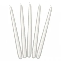 Kronljus Vit Metallic