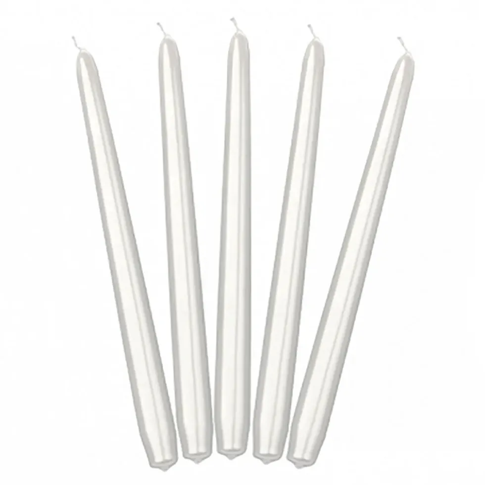 Kronljus Vit Metallic
