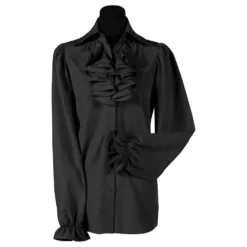 Kråsblus Svart Dam Deluxe