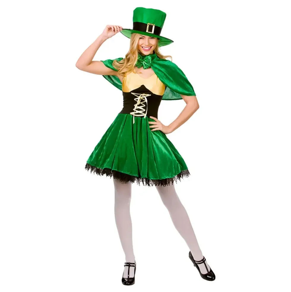 Kvinnlig Leprechaun Budget Maskeraddräkt