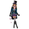 Kvinnlig Mad Hatter Deluxe Maskeraddräkt