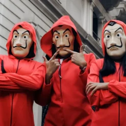 La Casa de Papel Budget Barn Maskeraddräkt