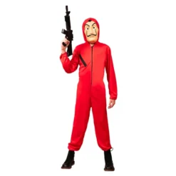 La Casa de Papel Teen Maskeraddräkt