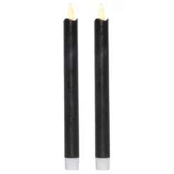 LED Antikljus Långa Rustic Svart