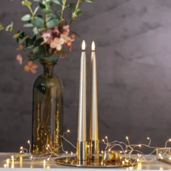 LED Antikljus Metallic Guld