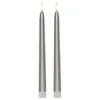 LED Antikljus Metallic Silver
