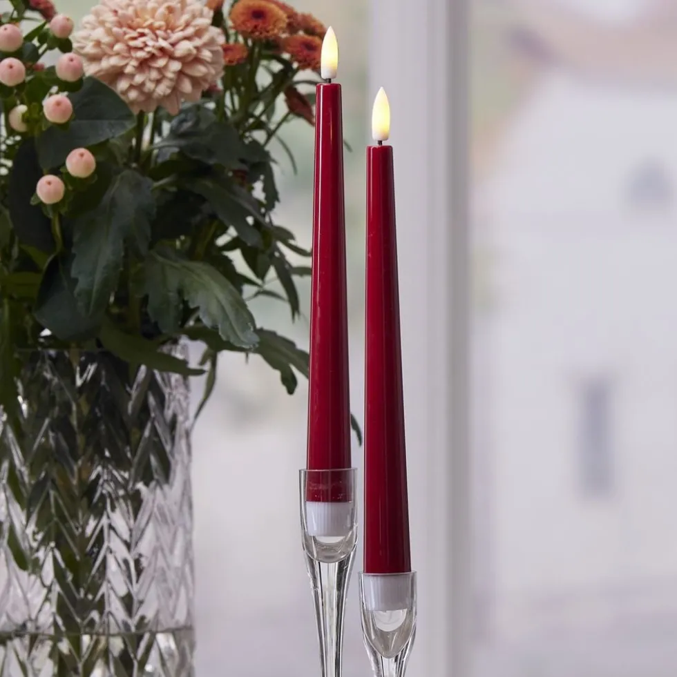 LED Antikljus Röda