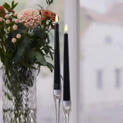 LED Antikljus Svart