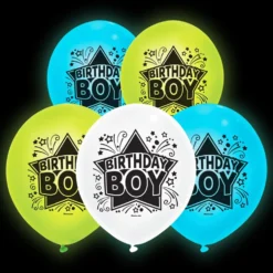 LED-Ballonger Birthday Boy