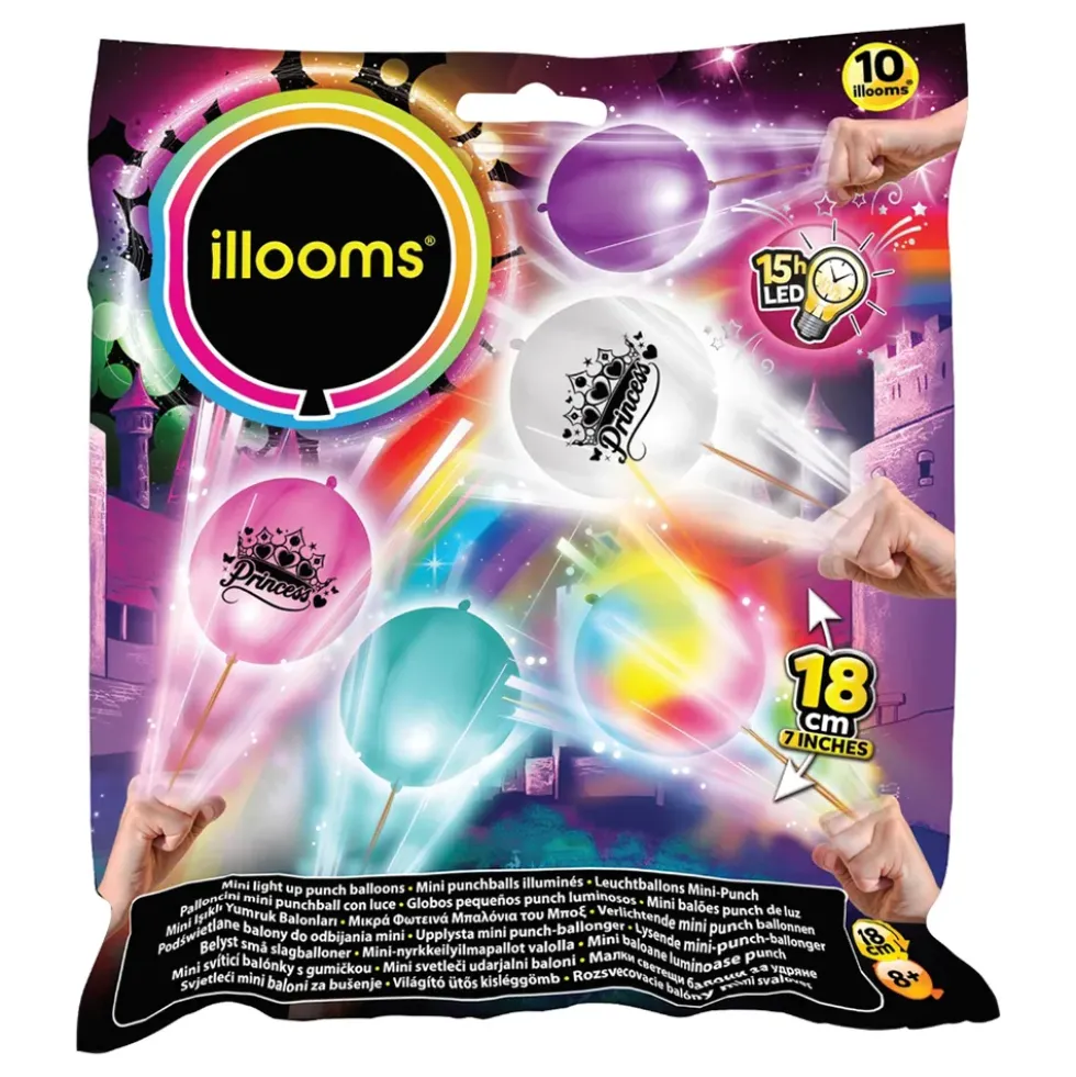 LED-Ballonger Mini Punch Prinsessor
