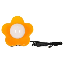 LED Bordslampa Flower Power Shiny Orange