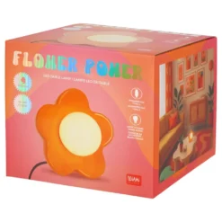 LED Bordslampa Flower Power Shiny Orange