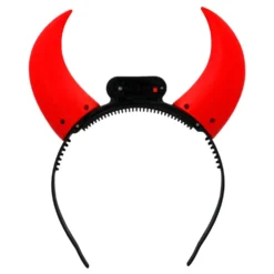 LED Diadem Djävulshorn