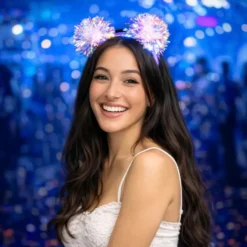 LED Diadem Pompom