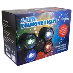 LED Discobelysning Diamond Light