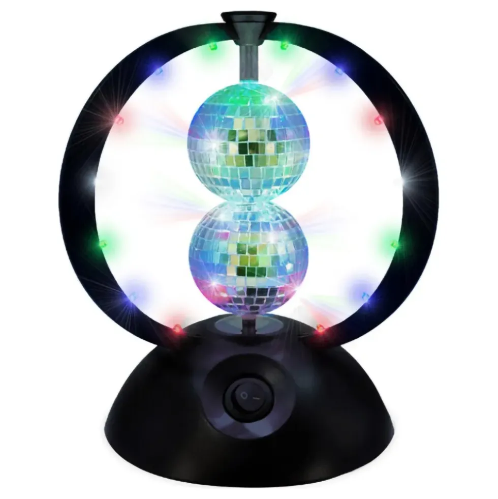 LED Discokulor Roterande Flerfärgad