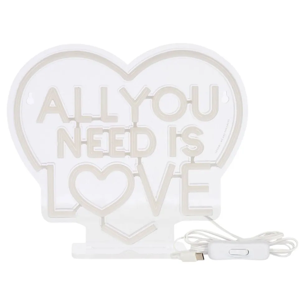 LED-Lampa All You Need is Love