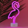 LED-Lampa Flamingo med Neon-effekt
