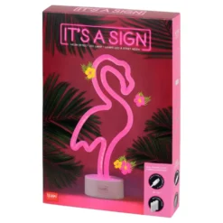 LED-Lampa Flamingo med Neon-effekt