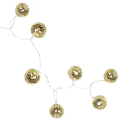 LED-Ljusslinga Discokulor Guld