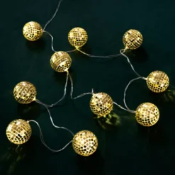 LED-Ljusslinga Discokulor Guld