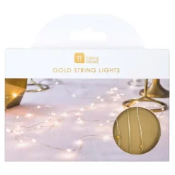 LED Ljusslinga Guld