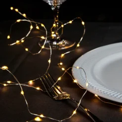 LED Ljusslinga Guld