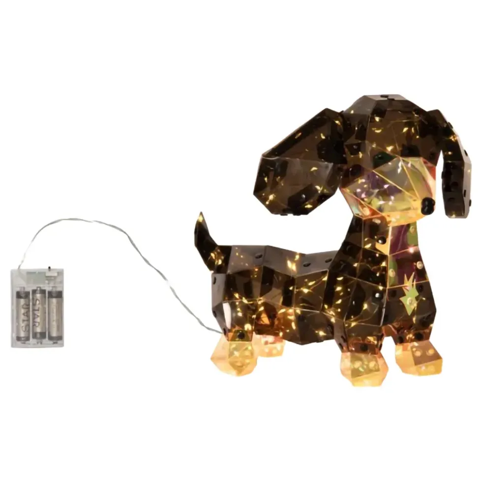 LED Magic Hund Dekoration