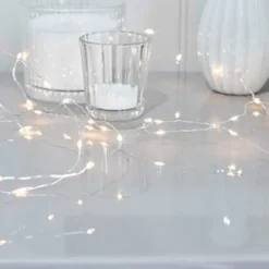 LED-Slinga Silver/Vit