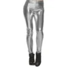 Leggings Metallic Silver