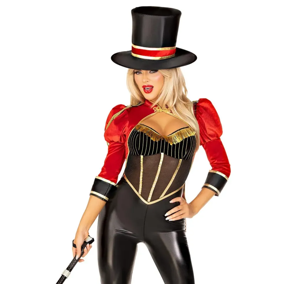 Lejontämjare Catsuit Deluxe Maskeraddräkt