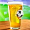 Ölglas med Fotboll