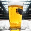 Ölglas med Hockeypuck