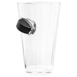 Ölglas med Hockeypuck