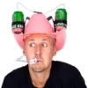 Ölhjälm Cowboy Rosa