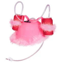 Ölhjälm med Fluff Rosa