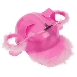 Ölhjälm med Rosa Fluff