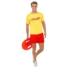 Lifeguard Herr Maskeraddräkt