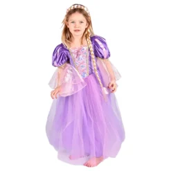 Lila Prinsessklänning Barn Maskeraddräkt