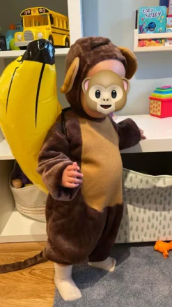 Liten Apa Bebis Maskeraddräkt