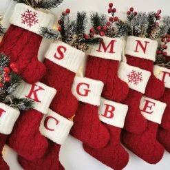 Liten Julstrumpa med Bokstav