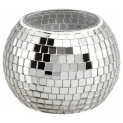 Ljuslykta Discokula Silver