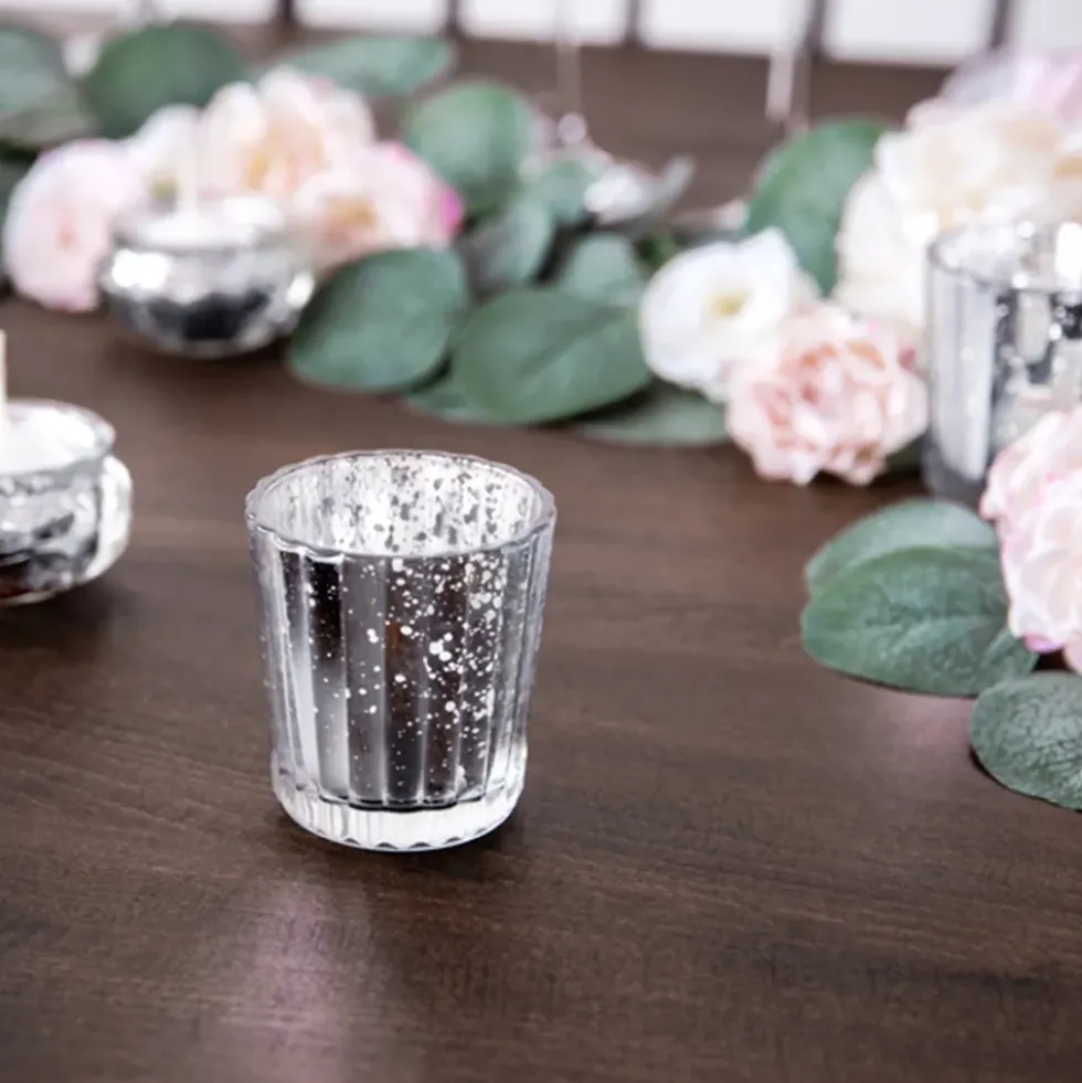 Ljuslyktor Silver